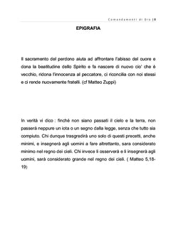 La riconciliazione alla luce dei dieci comandamenti di Dio oggi
