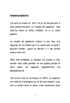 Charte du vivre ensemble au sein de l église