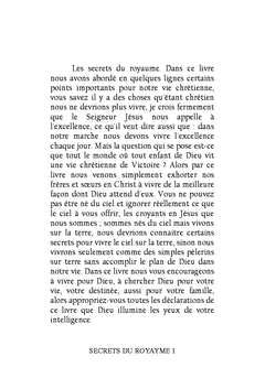 Les secrets du royaume