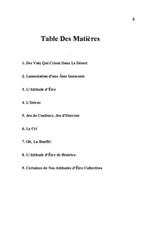 L'Attitude d'Être