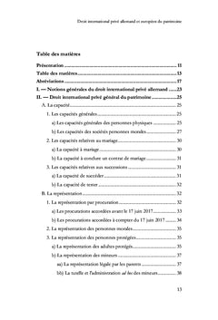 Droit international prive allemand et europeen du patrimoine