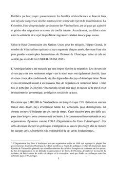 La crise migratoire au Venezuela