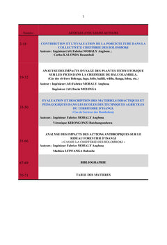 Contribution et l'évaluation de la porciculture