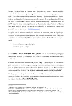 Contribution et l'évaluation de la porciculture