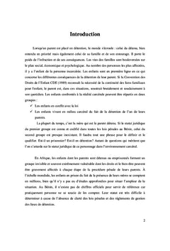 Le mineur et le milieu carcéral béninois : Entre droit et jungle