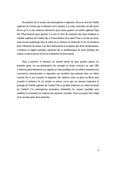 Le mineur et le milieu carcéral béninois : Entre droit et jungle