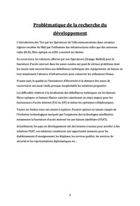 Déploiement d'une infrastructure VSAT à Bandiagara