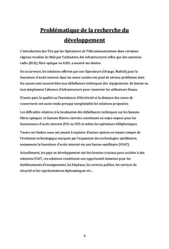 Déploiement d'une infrastructure VSAT à Bandiagara