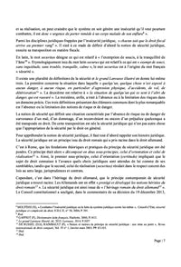 La sécurité juridique en droit fiscal