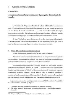 PLAIDOYER CONTRE LA PANDÉMIE