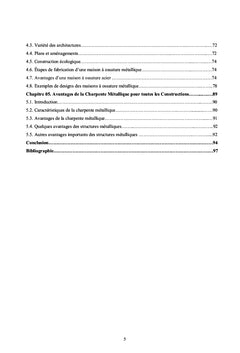 Charpente Métallique Progrès et Perspectives