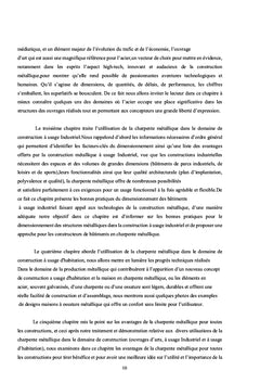 Charpente Métallique Progrès et Perspectives