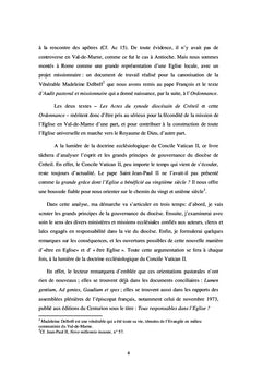 UNE EGLISE AU PASSAGE DE LA LETTRE A L'ESPRIT DU CONCILE VATICAN II
