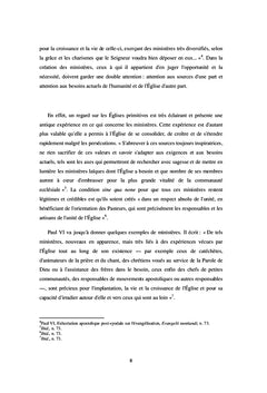 UNE EGLISE AU PASSAGE DE LA LETTRE A L'ESPRIT DU CONCILE VATICAN II
