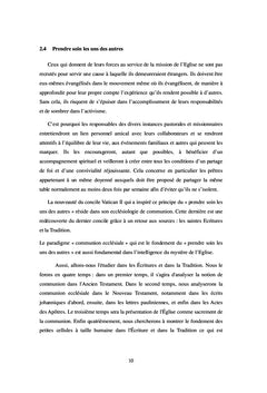 UNE EGLISE AU PASSAGE DE LA LETTRE A L'ESPRIT DU CONCILE VATICAN II
