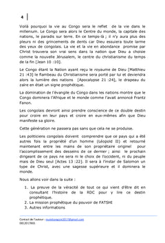La lumiere sur le Congo