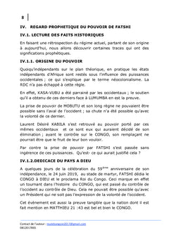 La lumiere sur le Congo