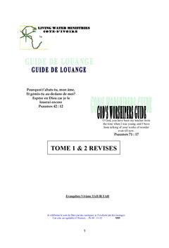 Guide de louange (Worship guide)