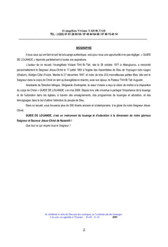 Guide de louange (Worship guide)