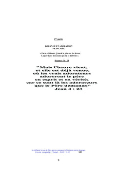 Guide de louange (Worship guide)