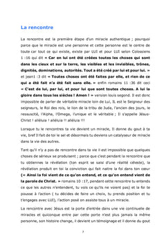 Les six clés d'un miracle authentique