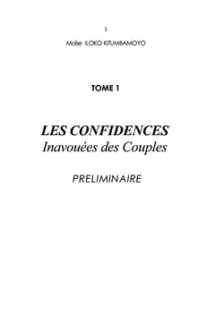 LES CONFIDENCES INAVOUÉES DES COUPLES Tome 1