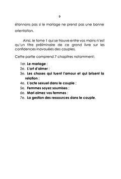 LES CONFIDENCES INAVOUÉES DES COUPLES Tome 1