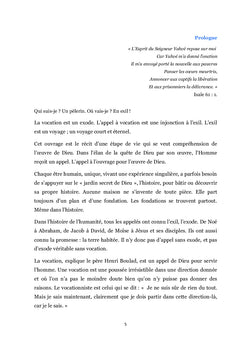 L'exode ou la vocation