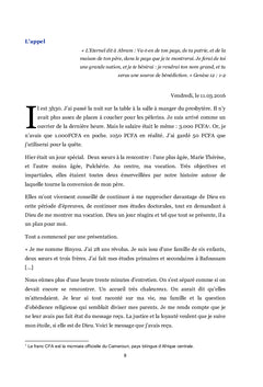 L'exode ou la vocation
