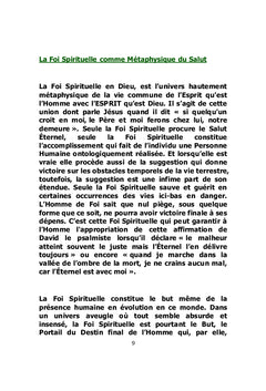 La Foi, cette Intériorité fusionnelle avec Dieu!