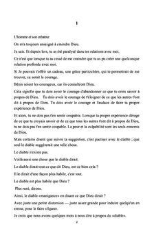 Converser avec Dieu pour convaincre le mal