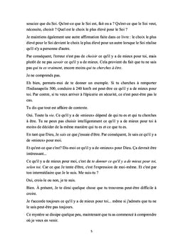 Converser avec Dieu pour convaincre le mal