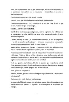 Converser avec Dieu pour convaincre le mal