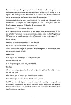Converser avec Dieu pour convaincre le mal