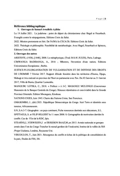 Evangile à l'Est de la RD. Congo