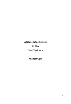 Et si la Bible nous contait l'Espérance
