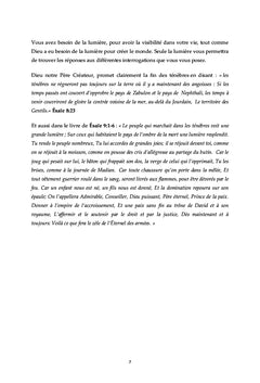 Passez des ténèbres à la lumière