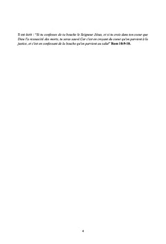 Notes de cours des affermissements bibliques