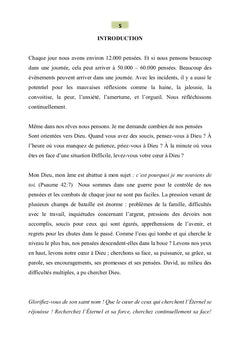 Les pensées positives