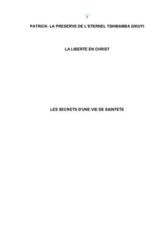 La liberté en Christ