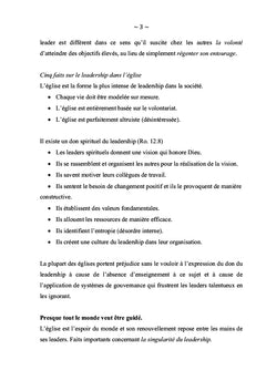 Le leader chrétien(ne)