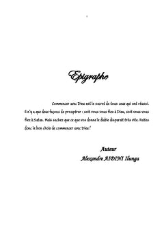 Au commencement, Dieu