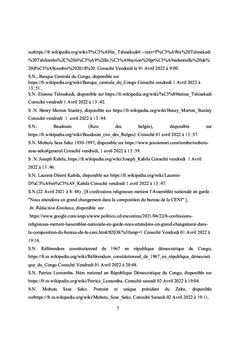 République Démocratique du Congo Elections et confessions religieuses