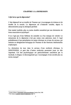 La dépression