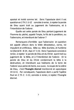 L'Apostasie en question