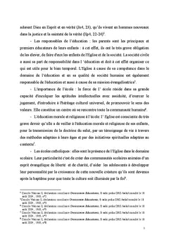 L'École Catholique et sa Contribution à l'Éducation Morale du Citoyen
