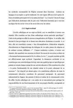 L'École Catholique et sa Contribution à l'Éducation Morale du Citoyen
