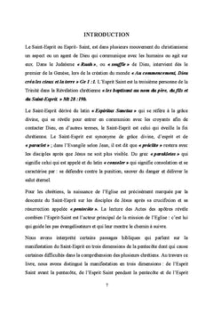 La Manifestation du Saint-Esprit en Trois Dimensions de la Pentecôte