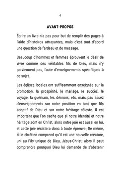 FILS DE DIEU PAR ADOPTION: L'HERITAGE CÉLESTE