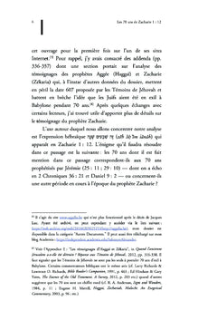 Zacharie 1:12 et la chute de l'ancienne Jérusalem
